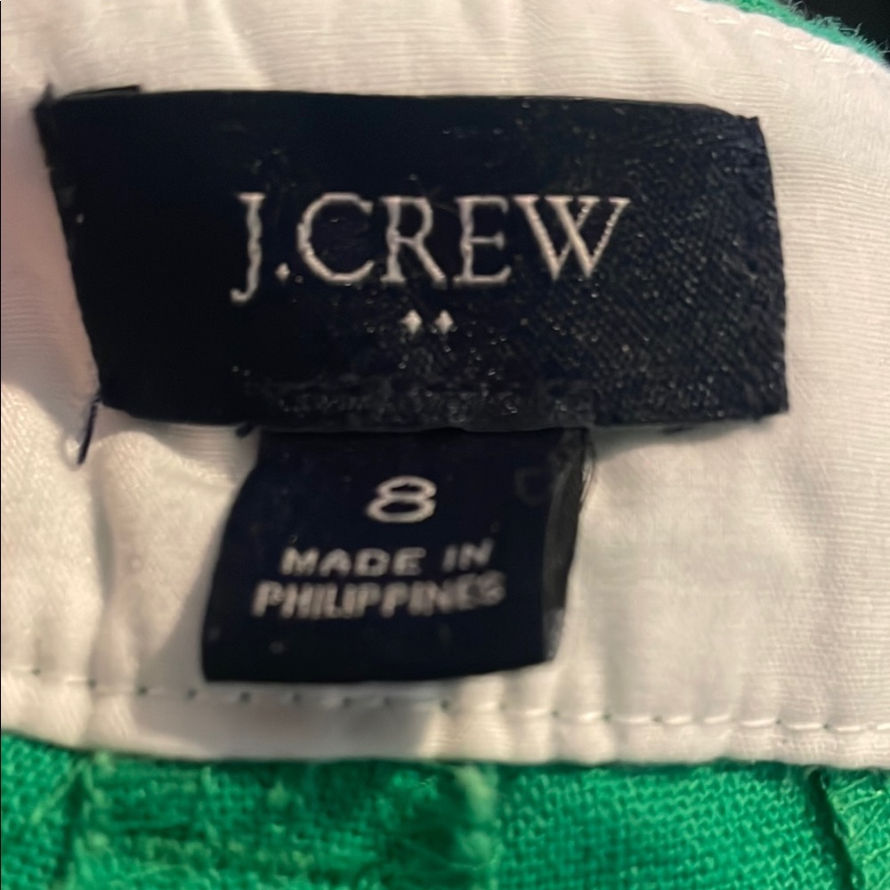 J. Crew Green High Waist Tailored Shorts - Picture 14 of 16